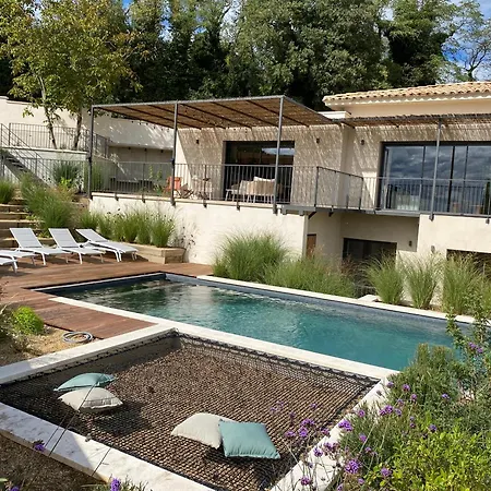 Paisible Entre Avignon Et Nimes Avec Piscine Chauffee Sur Demande * 로슈포르트두가드